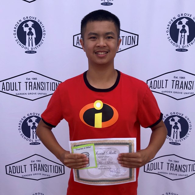 November 2019 winner for Social Skills- Adrian Lam